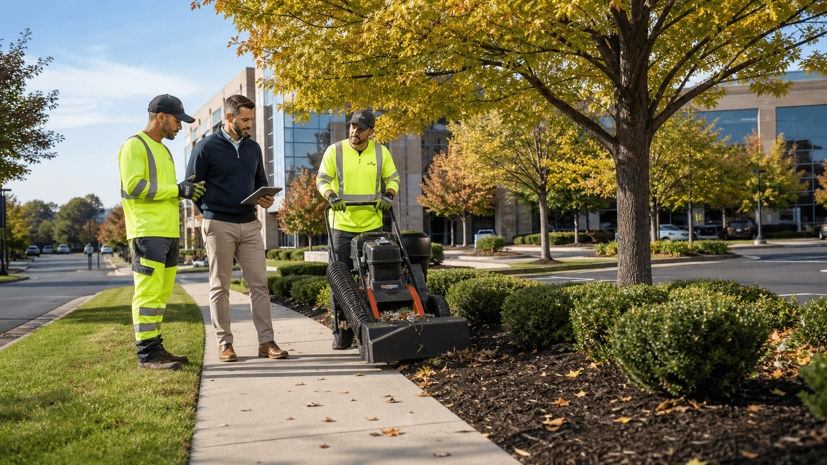 Should Business Parks Update Grounds Maintenance Before Leaf Season